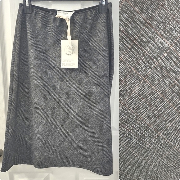 NWT Urban Outfitters Renewal Remnants Plaid Knee Length Column Midi Skirt Size M - Picture 11 of 13